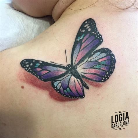 mariposa tatuaje brazo|tatuajes 3d mariposas.